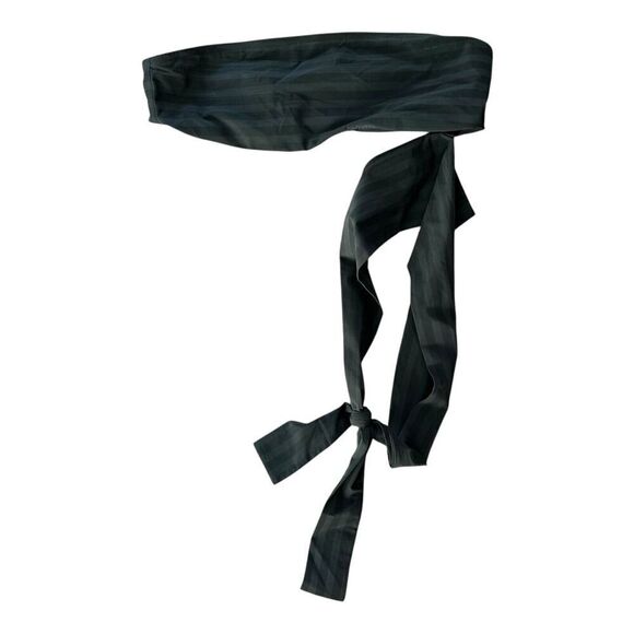 Eres Backgammon Diamond striped bandeau bikini top Size 8 - Picture 1 of 5